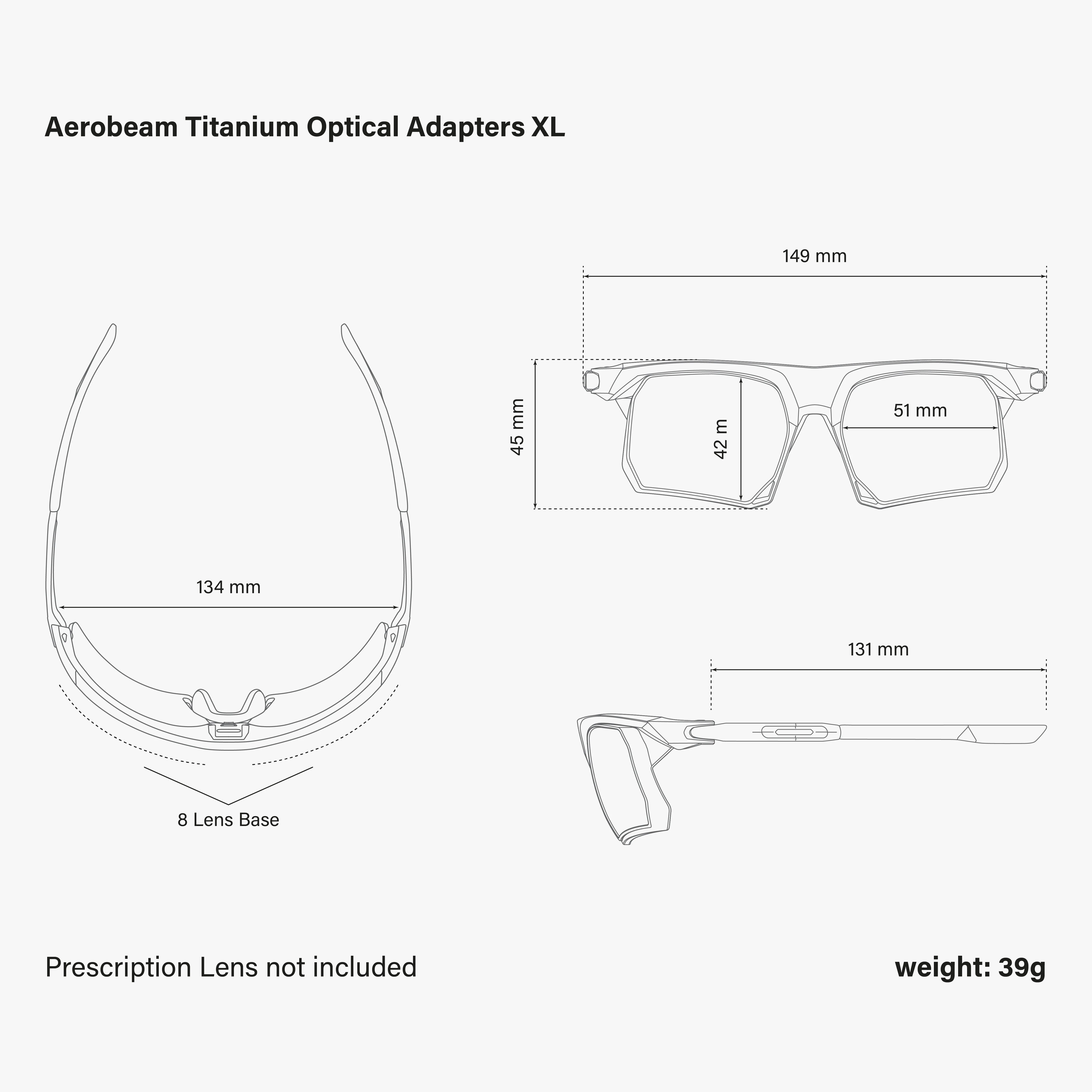 AEROBEAM TITANIUM RX - ADAPTOR XL - Image 8