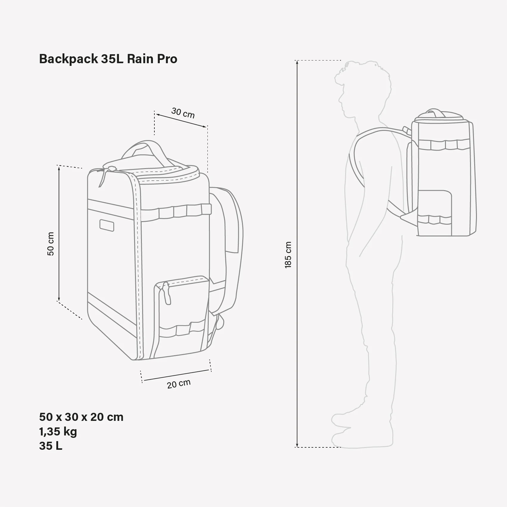 BACKPACK RAIN PRO 35L - Image 10