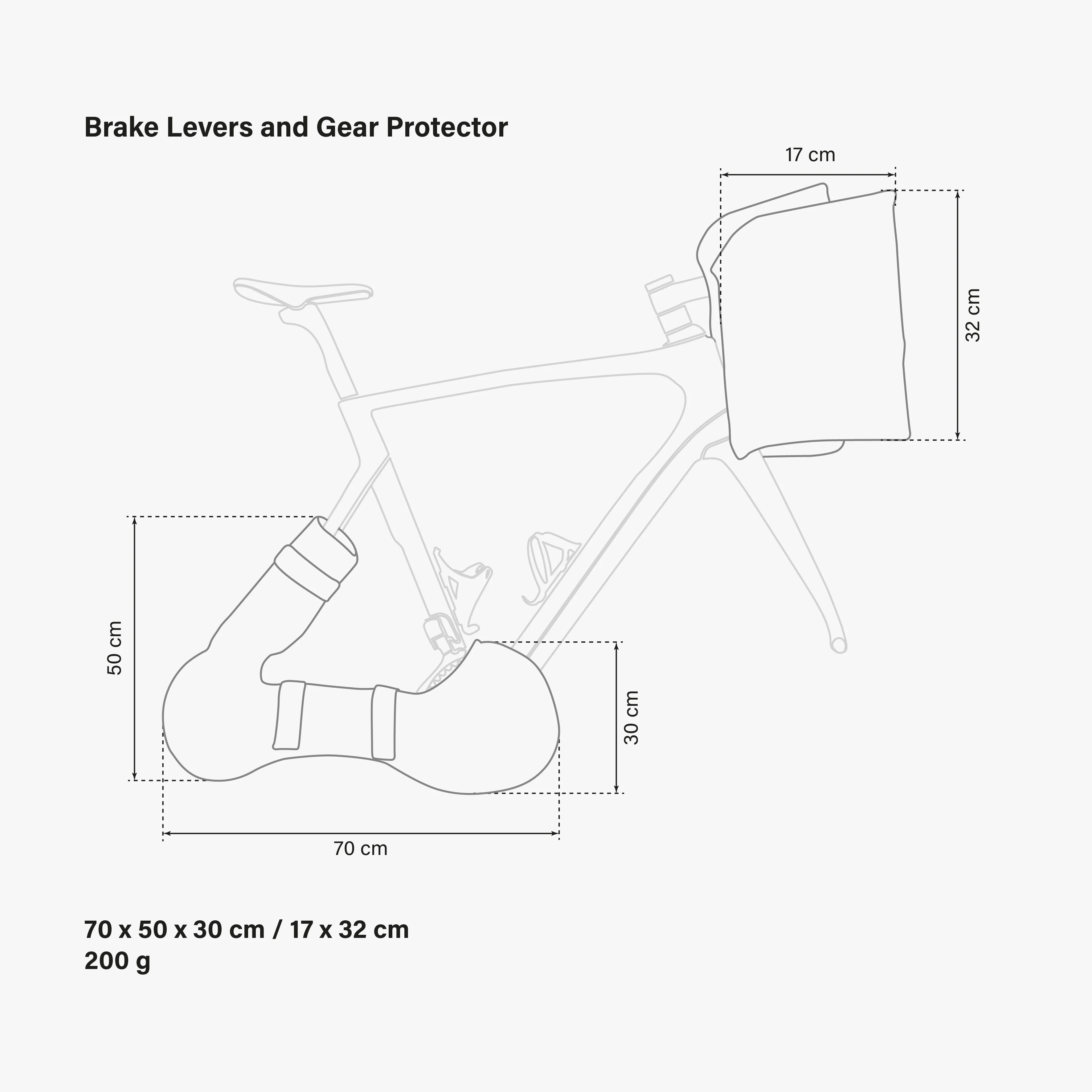 BICYCLE BRAKE LEVERS AND GEARBOX PROTECTOR - Image 5