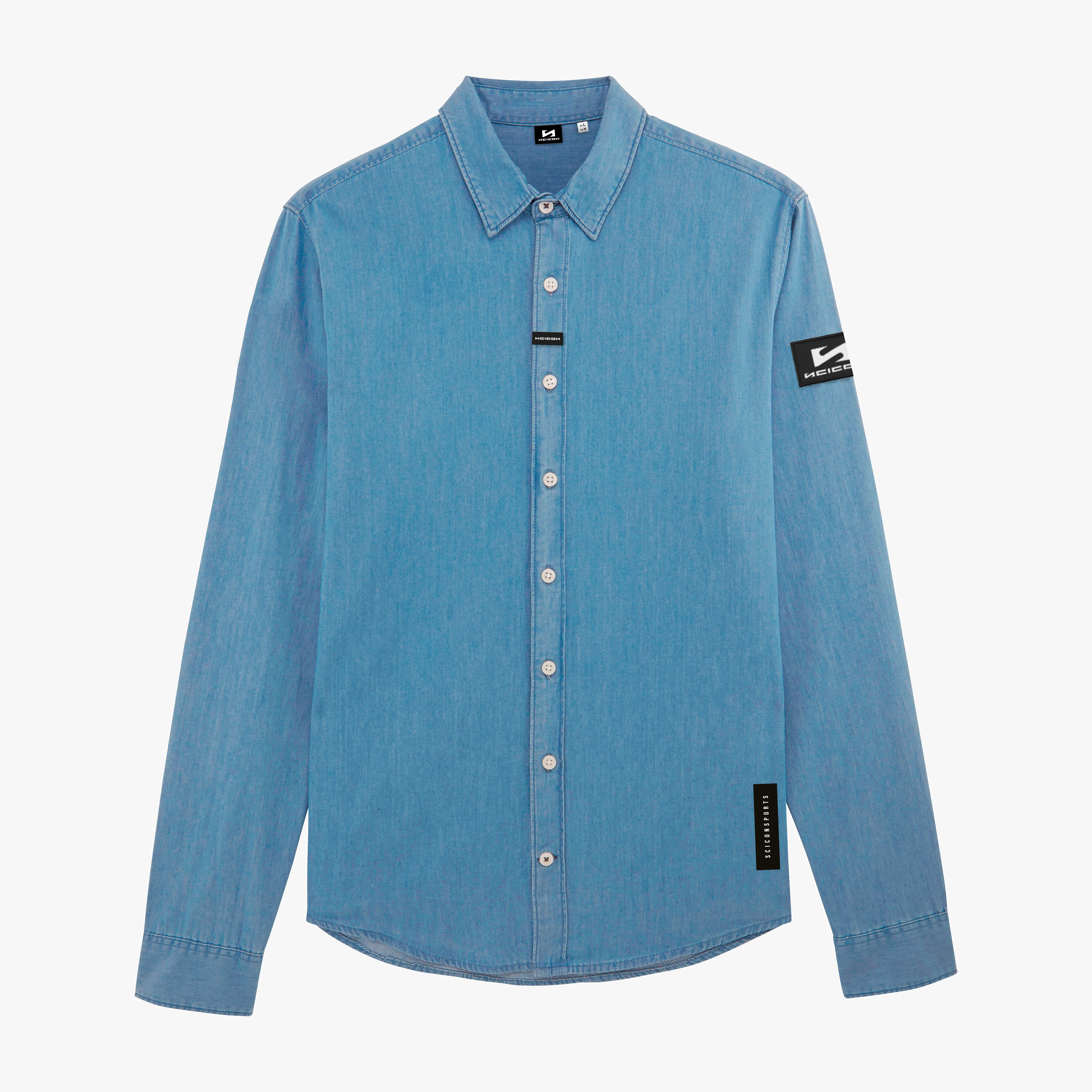 BLUE DENIM SHIRT - MEN - Image 4