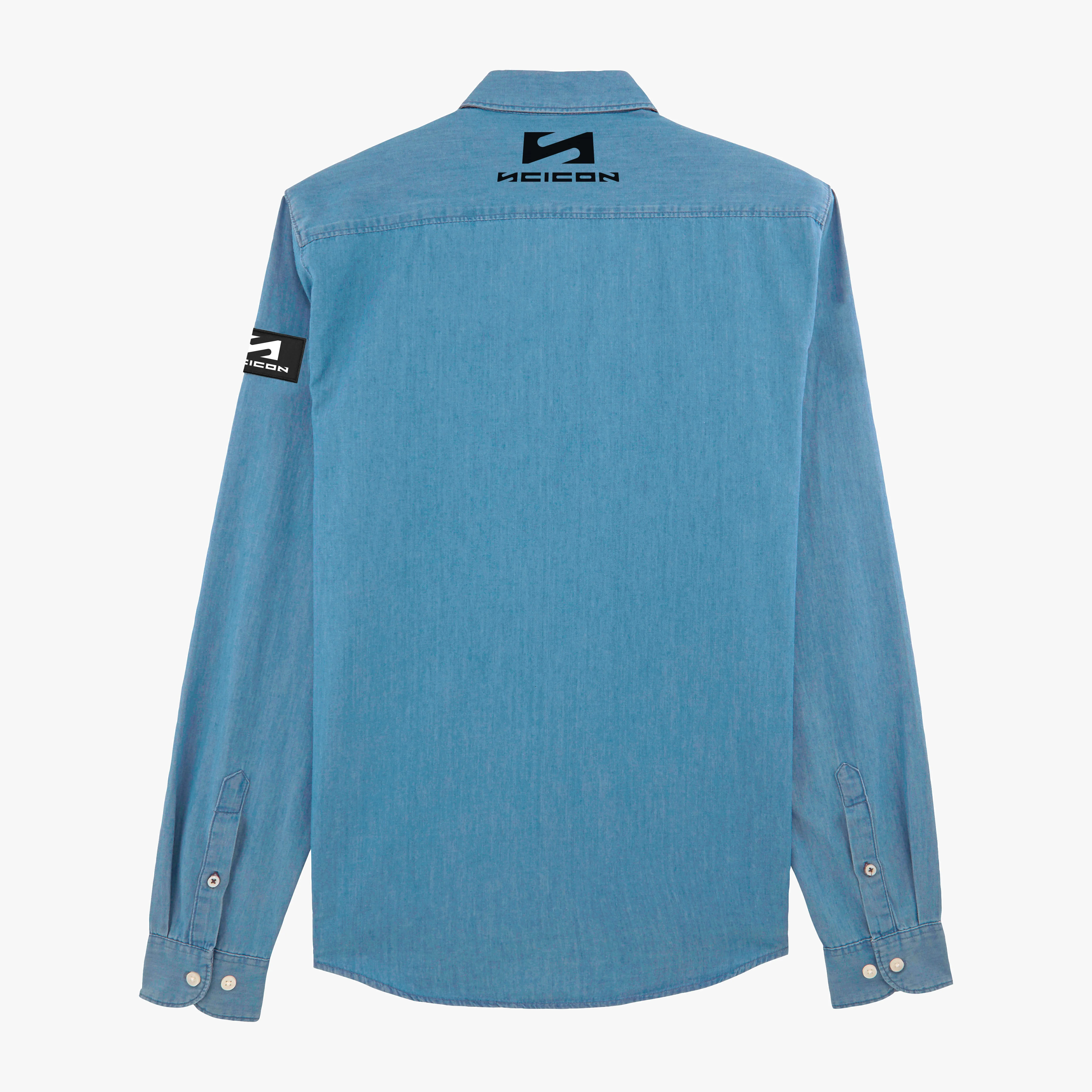 BLUE DENIM SHIRT - MEN - Image 5