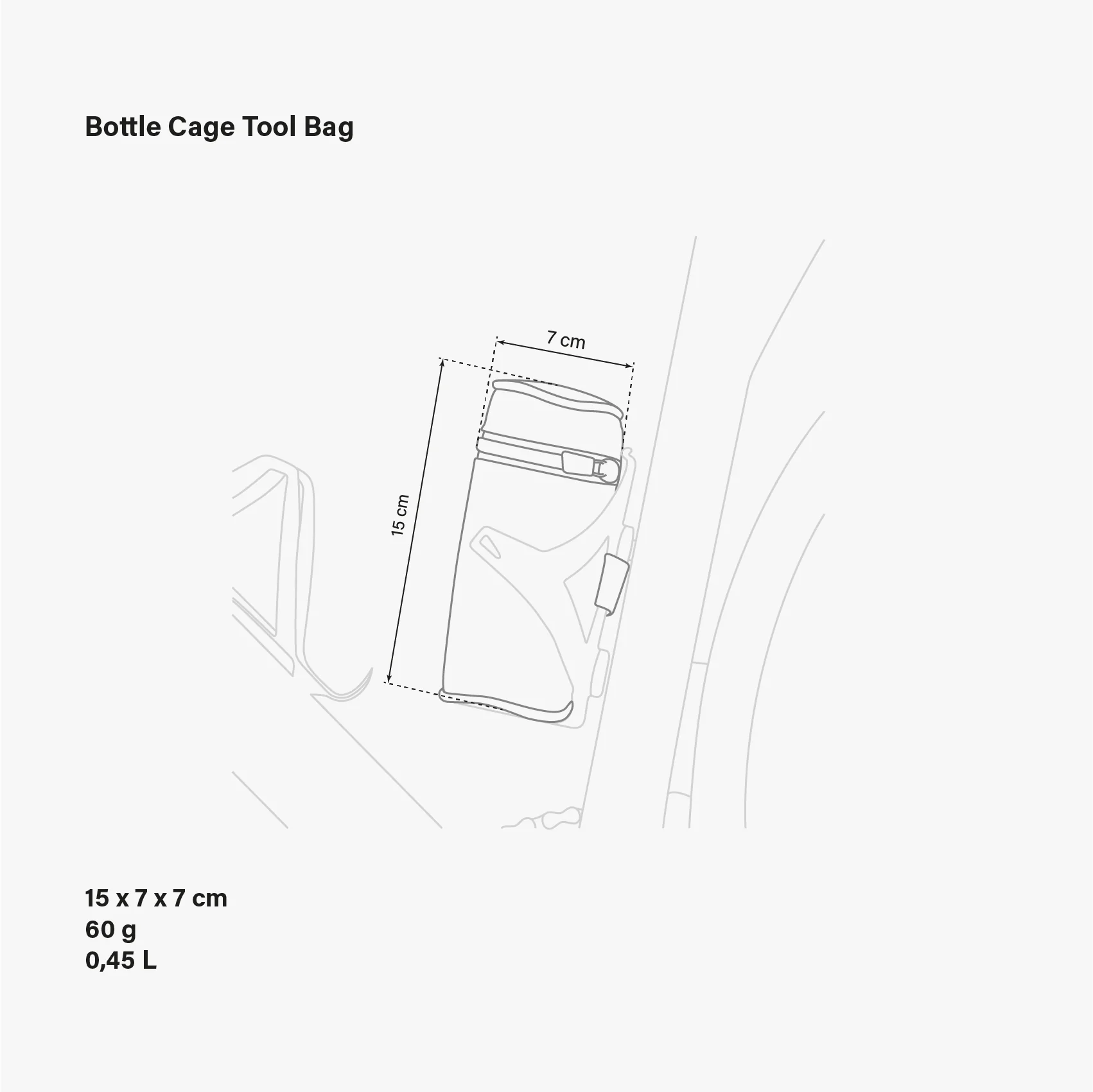 BOTTLE CAGE TOOL BAG - Image 5