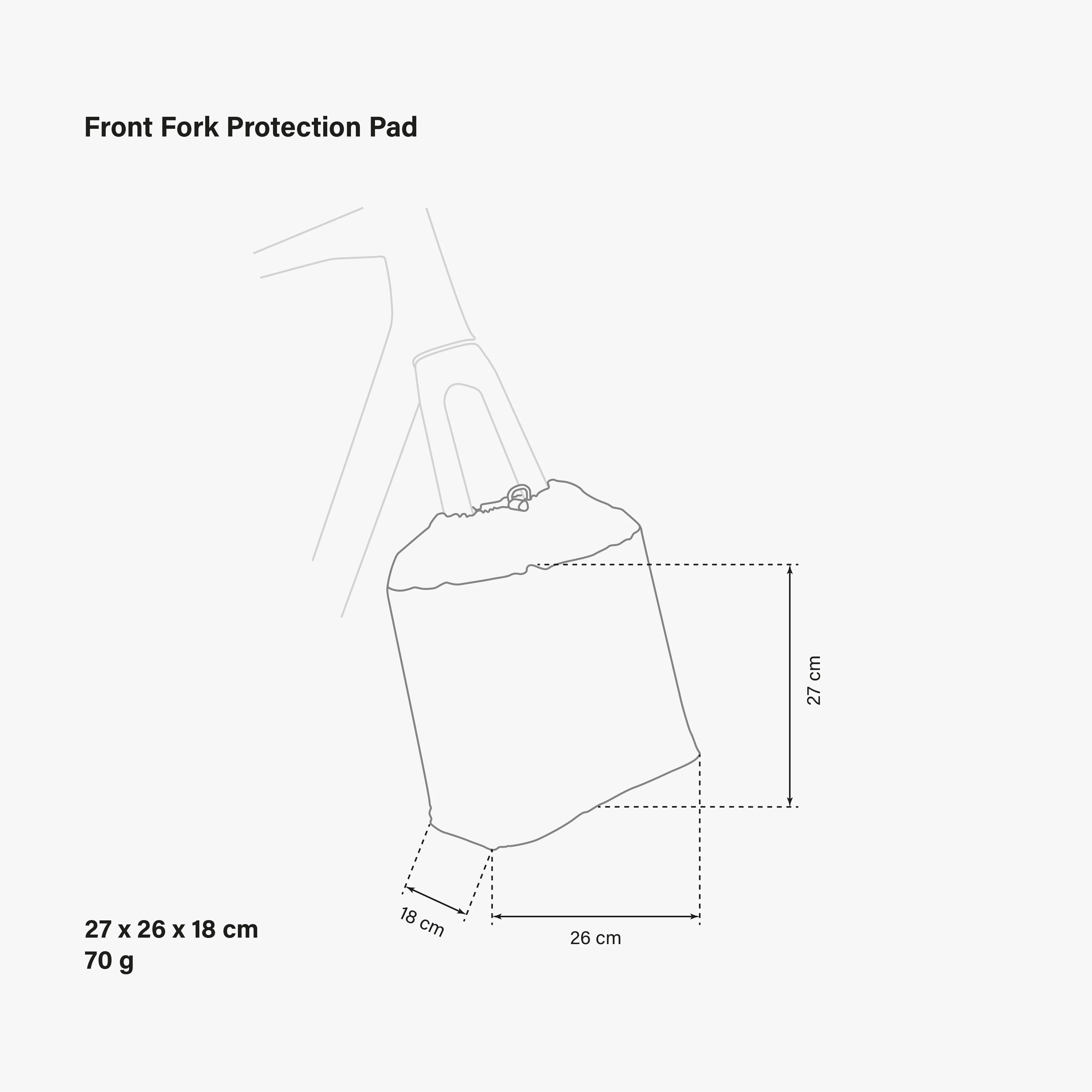 FRONT FORK PROTECTION PAD - Image 6