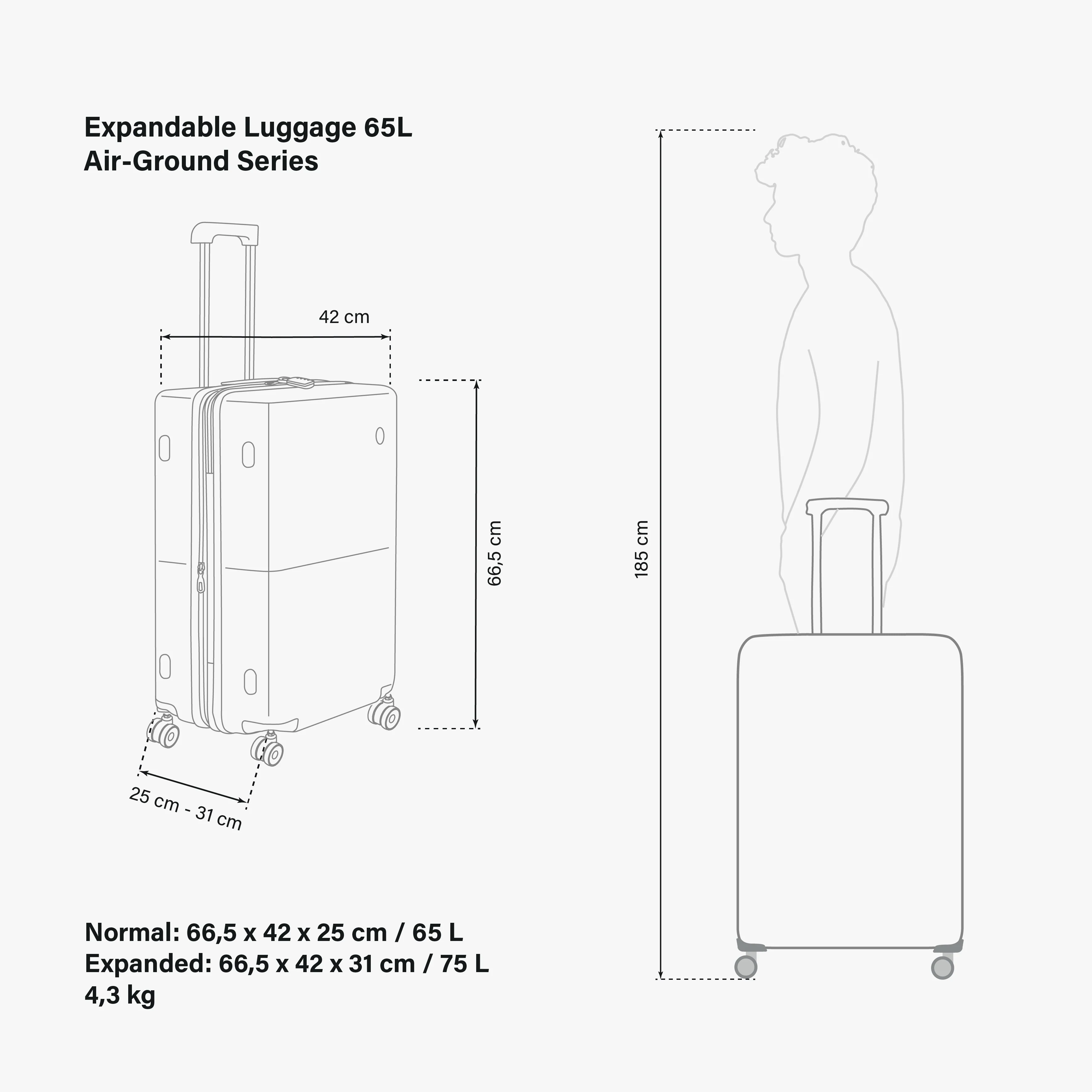 LUGGAGE 65L AIR-GROUND - Image 10