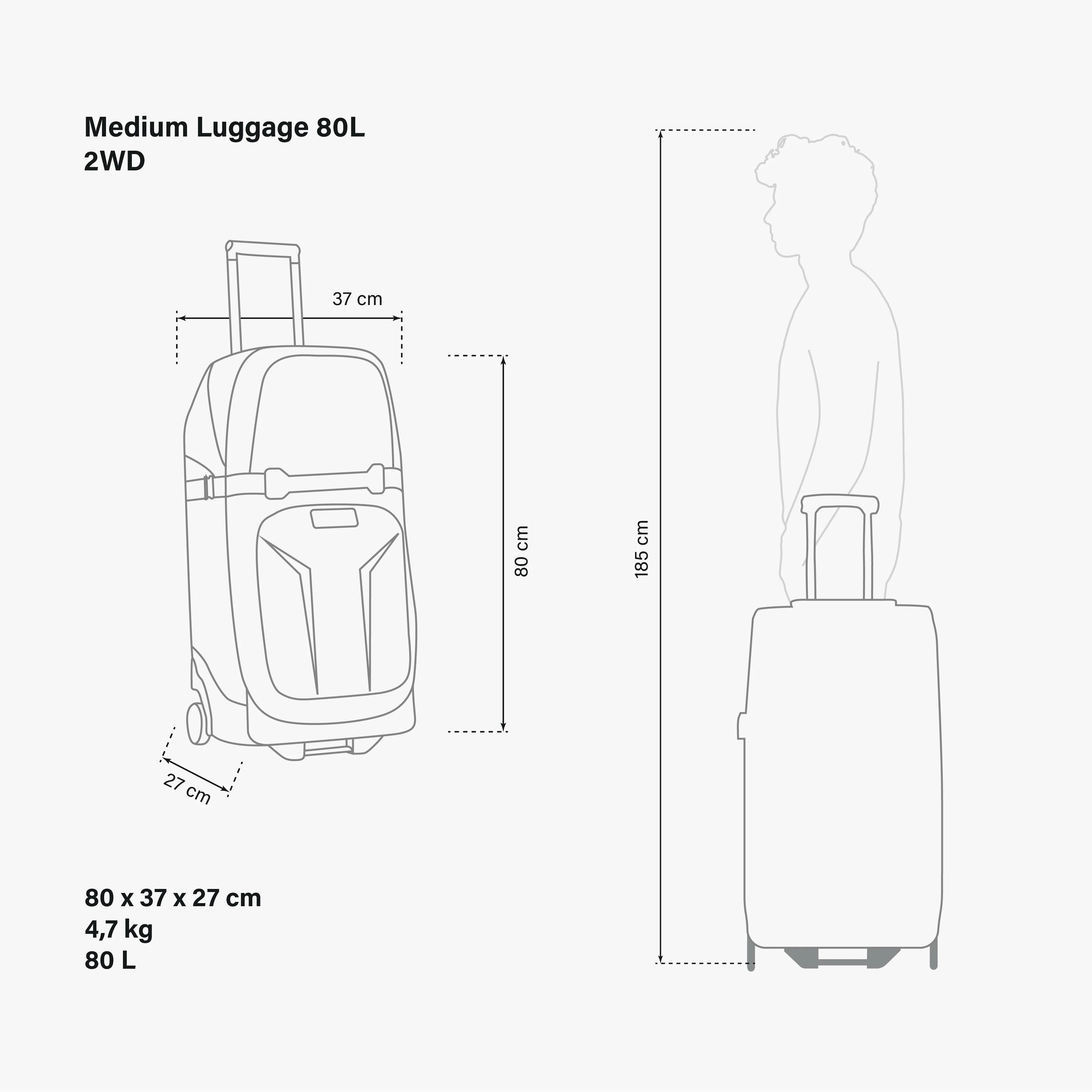 LUGGAGE 80L 2WD - Image 6