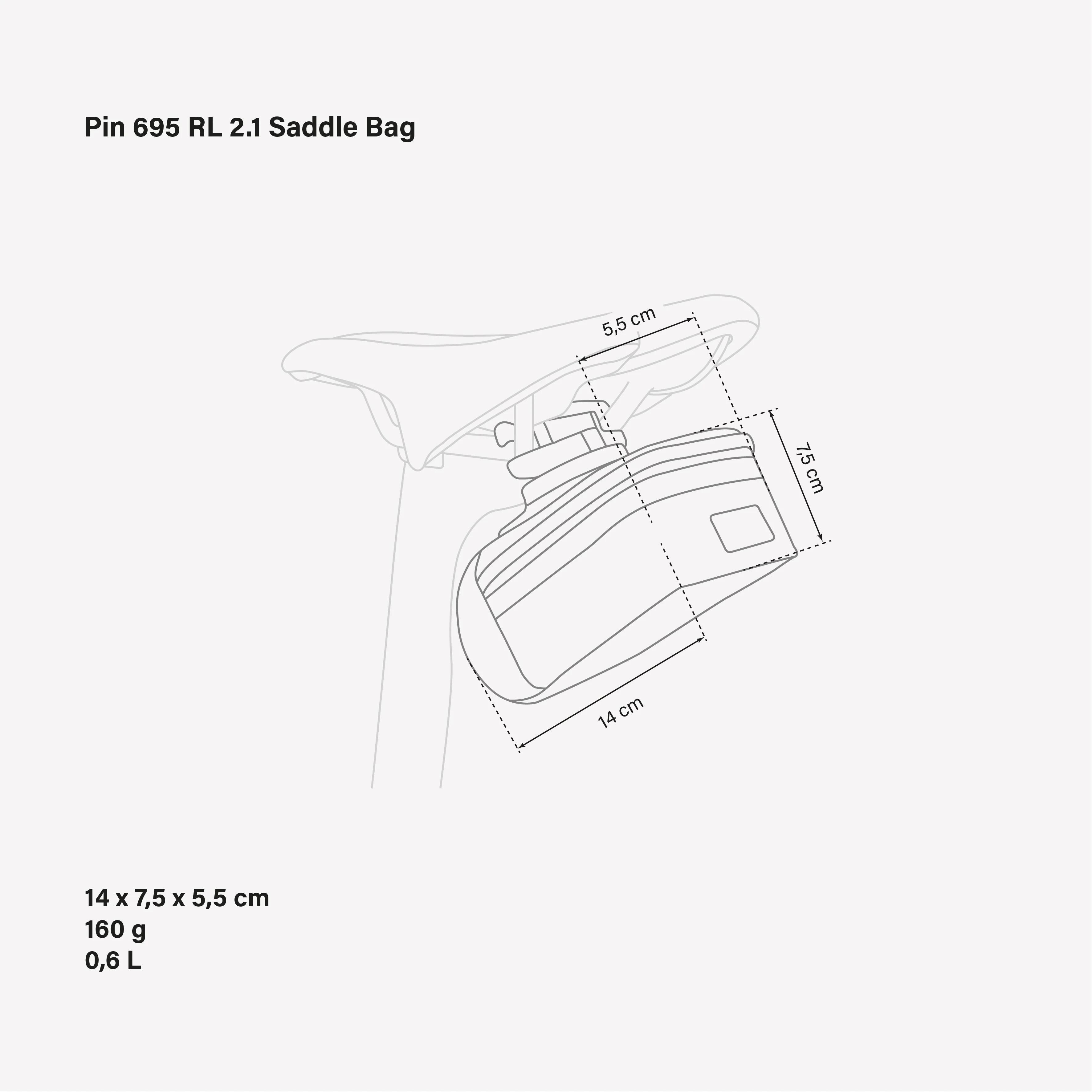 PIN 695 RL 2.1 SADDLEBAG - Image 6