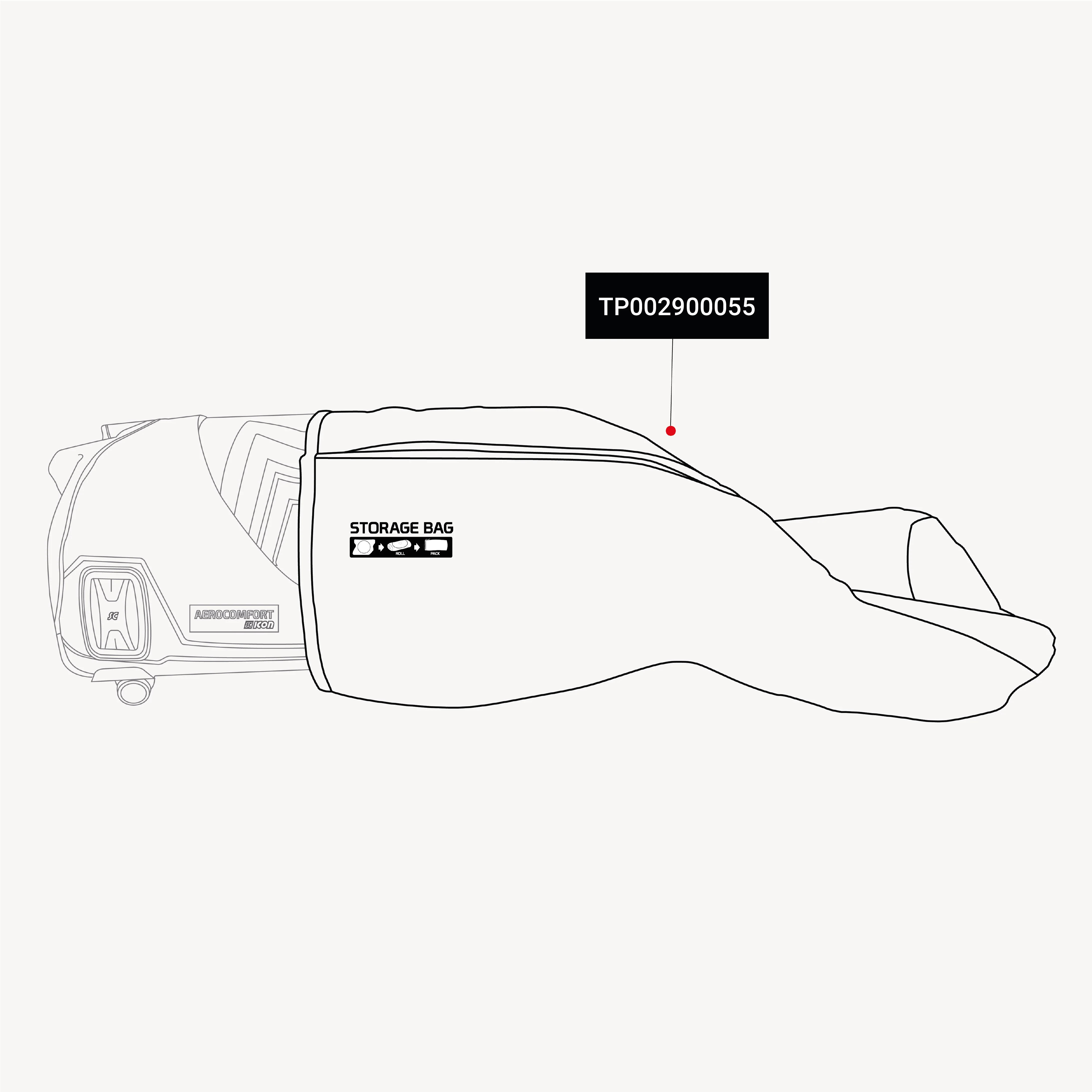 STORAGE BAG FOR AEROCOMFORT MTB - Image 3