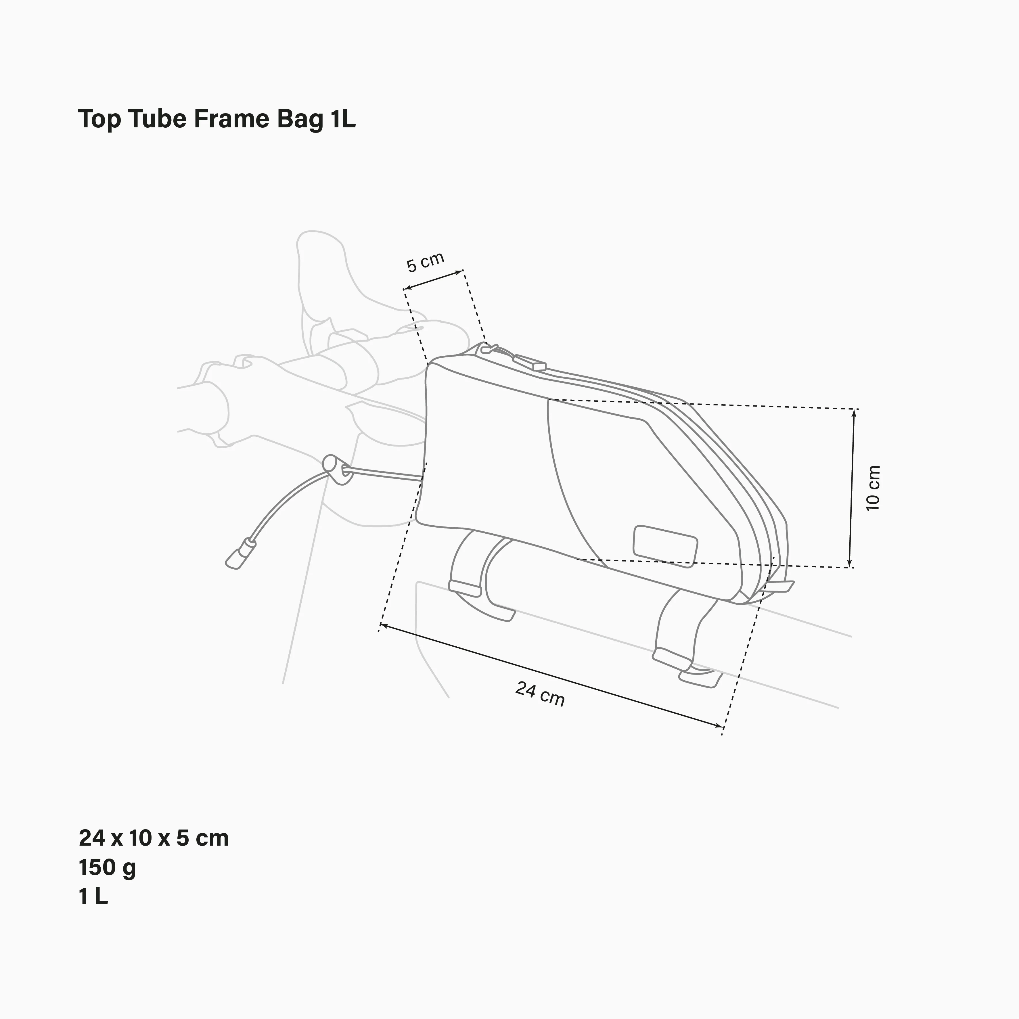 TOP TUBE BAG 1L - Image 6