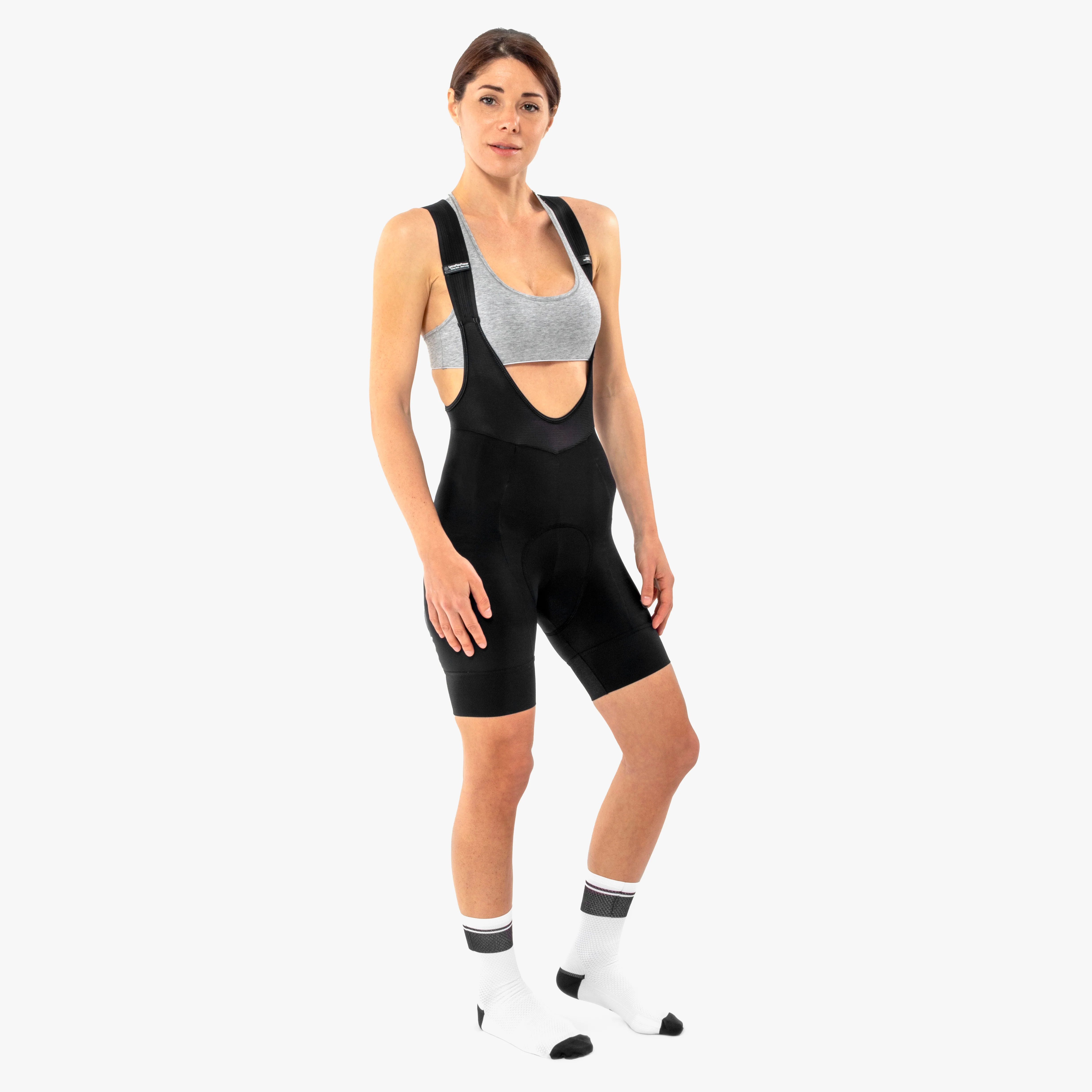 X-OVER CYCLING BIB SHORTS - WOMEN - Image 4